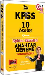 2021 KPSS Eğitim Bilimleri Tamamı Çözümlü 10 Özgün Anahtar Deneme