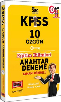 2021 KPSS Eğitim Bilimleri Tamamı Çözümlü 10 Özgün Anahtar Deneme