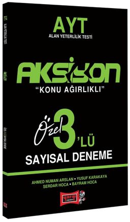 2021 AYT Aksiyon Sayısal 3’lü Deneme