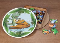 LAVA Puzzle - Hayvanlar Dünyası Taşıtlar - Timsah (LV011-L)