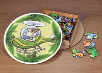 LAVA Puzzle - Hayvanlar Dünyası Taşıtlar - Köpek (LV008-L)