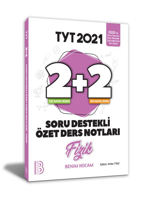 2021 YKS TYT Fizik 2+2 Soru Destekli Özet Ders Notları 