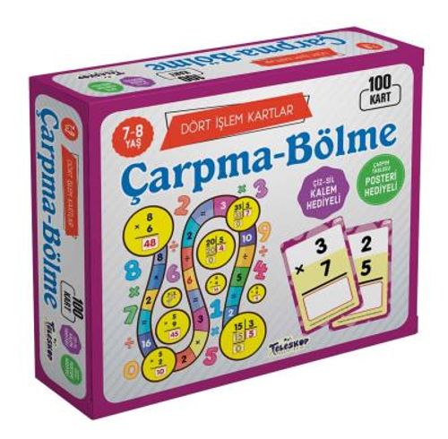 Dört İşlem Kartlar / Çarpma-Bölme