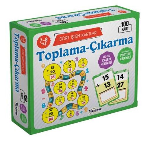 Dört İşlem Kartlar / Toplama-Çıkarma (7-8 Yaş)