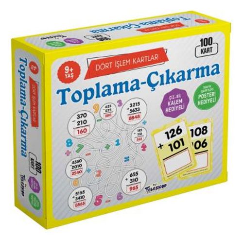 Dört İşlem Kartlar / Toplama-Çıkarma (9+ Yaş)