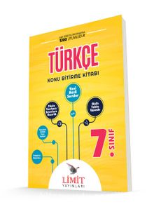 7. Sınıf Türkçe Konu Bitirme Kitabı