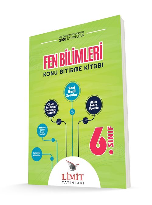 6. Sınıf Fen Bilimleri Konu Bitirme Kitabı