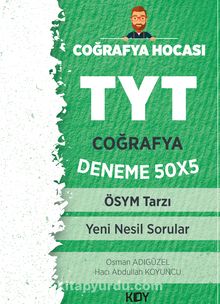 Coğrafya Hocası TYT Coğrafya Deneme 50x5 - Hacı Abdullah Koyuncu