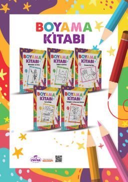Boyama Kitabı (5'li Set)