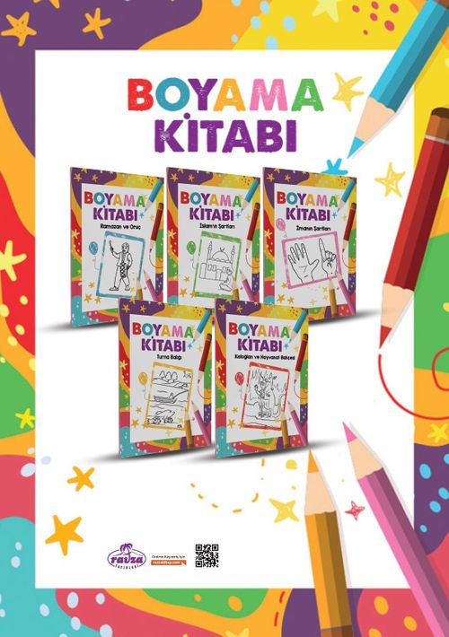 Boyama Kitabı (5'li Set)