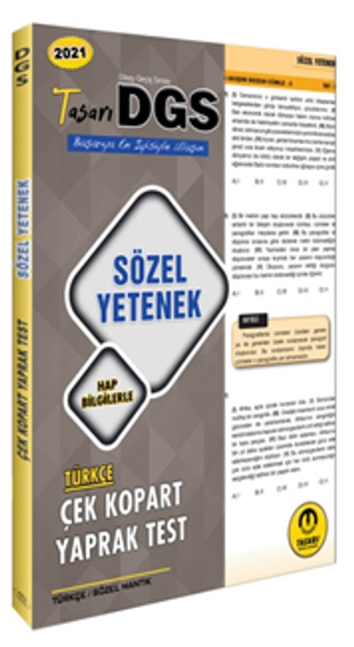DGS Sözel Yetenek Yaprak Test