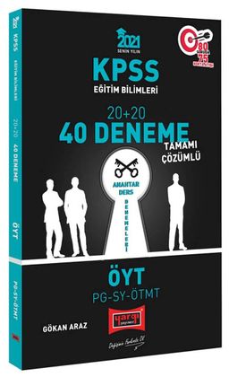 2021 KPSS Eğitim Bilimleri ÖYT-PG-SY-ÖTMT Tamamı Çözümlü 40 Deneme