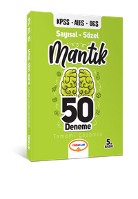 KPSS ALES DGS 2021 Sayısal - Sözel Mantık Tamamı Çözümlü 50 Deneme