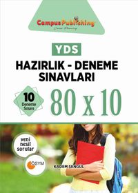 YDS Hazırlık Deneme Sınavları 10 Deneme 80x10