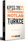 2021 KPSS Cebimdeki Notlar Türkçe