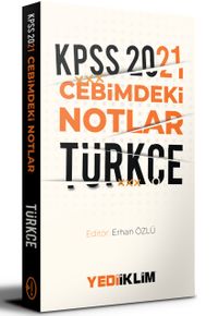 2021 KPSS Cebimdeki Notlar Türkçe 