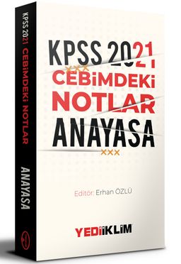 2021 KPSS Cebimdeki Notlar Anayasa