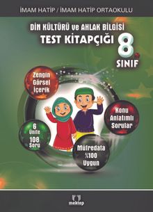 8. Sınıf Din Kültürü ve Ahlak Bilgisi Test Kitapçığı