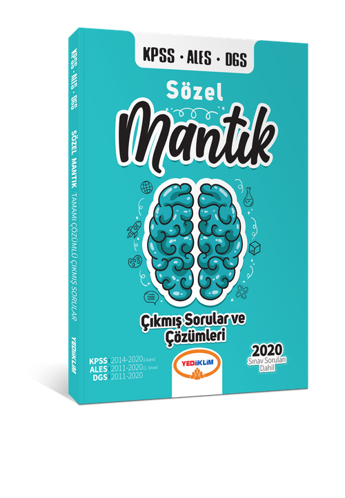 KPSS ALES DGS Sözel Mantık Çıkmış Sorular ve Çözümleri