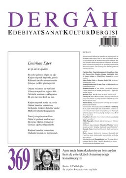 Dergah Edebiyat Sanat Kültür Dergisi Sayı:369 Kasım 2020