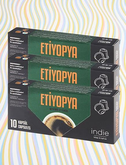 İndie Espresso Etiyopya Kapsül Kahve x3 (30'lu)