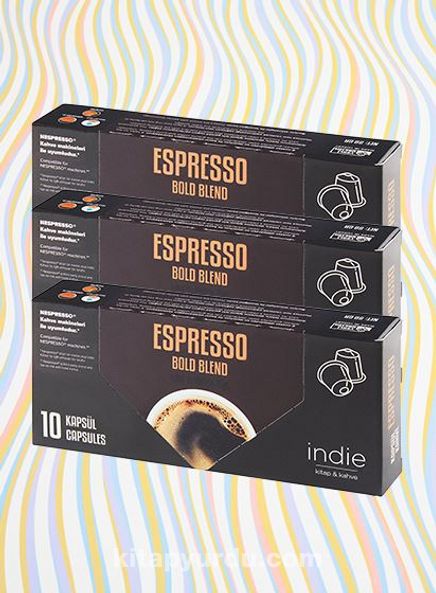 İndie Espresso Bold Blend Kapsül Kahve x3 (30'lu)