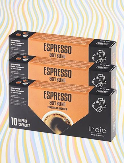 İndie Espresso Soft Blend Kapsül Kahve x3 (30'lu)