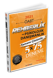 2021 ÖABT Rehberlik ve Psikolojik Danısmanlık Tamamı Çözümlü 5x75 Deneme - Mehmet Yılmaz