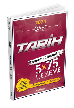 2021 ÖABT Tarih Tamamı Çözümlü 5x75 Deneme