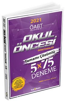 2021 ÖABT Okul Öncesi Tamamı Çözümlü 5x75 Deneme - Kolektif