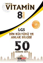 Multivitamin 8. Sınıf LGS Din Kültürü ve Ahlak Bilgisi Tamamı Çözümlü 50 Deneme Seti