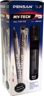 Pensan Tükenmez My-tech 0.7 Siyah (2240)25 li