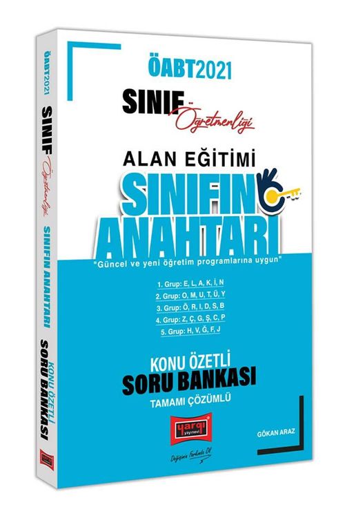2021 ÖABT Sınıf Öğretmenliği Sınıfın Anahtarı Konu Özetli Tamamı Çözümlü Soru Bankası
