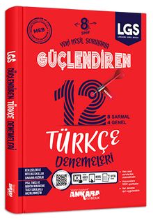 8. Sınıf Güçlendiren 12 Deneme Türkçe