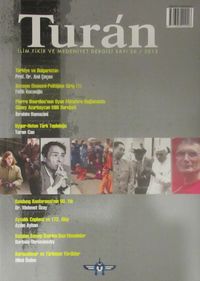 Turan İlim Fikir ve Medeniyet Dergisi / Sayı 26 Yıl:2015