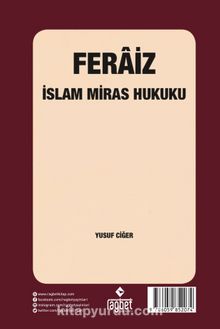 Feraiz & İslam Miras Hukuku (Ders Notları) - Yusuf Ciğer