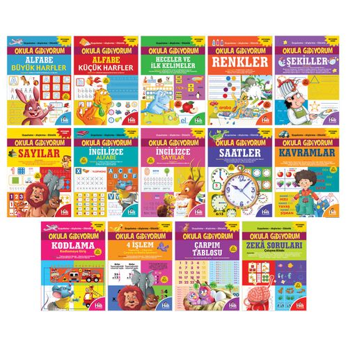 Okula Gidiyorum Seti (14 Kitap)
