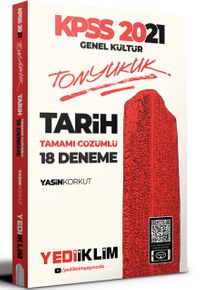 2021 KPSS Genel Kültür Tonyukuk Tarih Tamamı Çözümlü 18 Deneme 