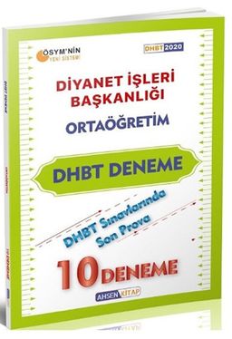 Diyanet İşleri Başkanlığı Ortaöğretim DHBT 10 Deneme
