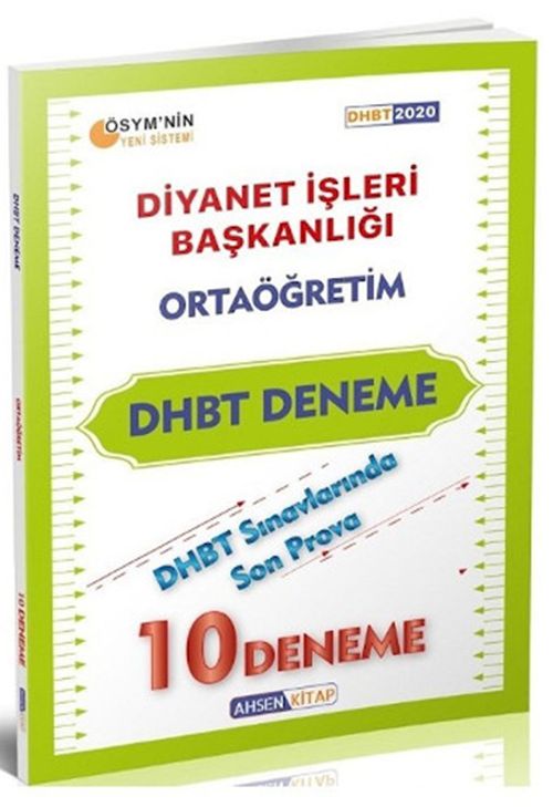 Diyanet İşleri Başkanlığı Ortaöğretim DHBT 10 Deneme