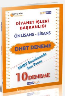 Diyanet İşleri Başkanlığı Önlisans-Lisans DHBT 10 Deneme - Heyet