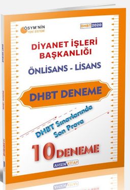 Diyanet İşleri Başkanlığı Önlisans-Lisans DHBT 10 Deneme