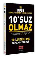 2021 KPSS Genel Yetenek Genel Kültür 10'suz Olmaz Tamamı Çözümlü 10 Deneme