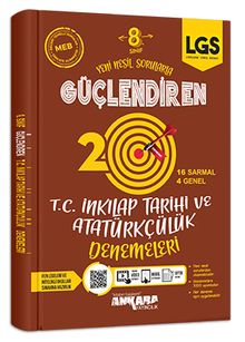 8. Sınıf T. C. İnkılap Tarihi ve Atatürkçülük 20 Deneme