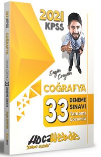 2021 KPSS Coğrafya Tamamı Çözümlü 33 Deneme