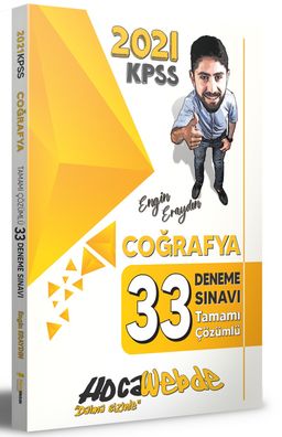 2021 KPSS Coğrafya Tamamı Çözümlü 33 Deneme