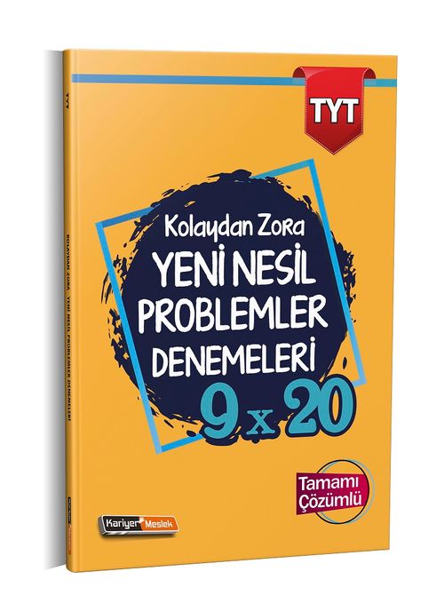 2021 TYT Kolaydan Zora 9x20 Yeni Nesil Çözümlü Problemler Denemeleri 