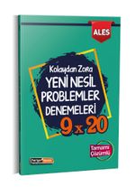 2021 ALES Kolaydan Zora 9x20 Yeni Nesil Çözümlü Problemler Denemeleri 