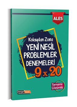 2021 ALES Kolaydan Zora 9x20 Yeni Nesil Çözümlü Problemler Denemeleri 