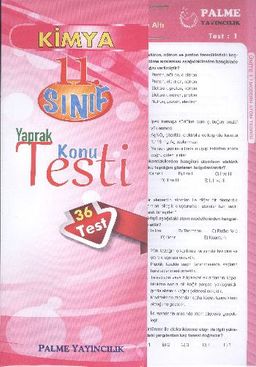 11. Sınıf Kimya Yaprak Konu Testi (36 Test)